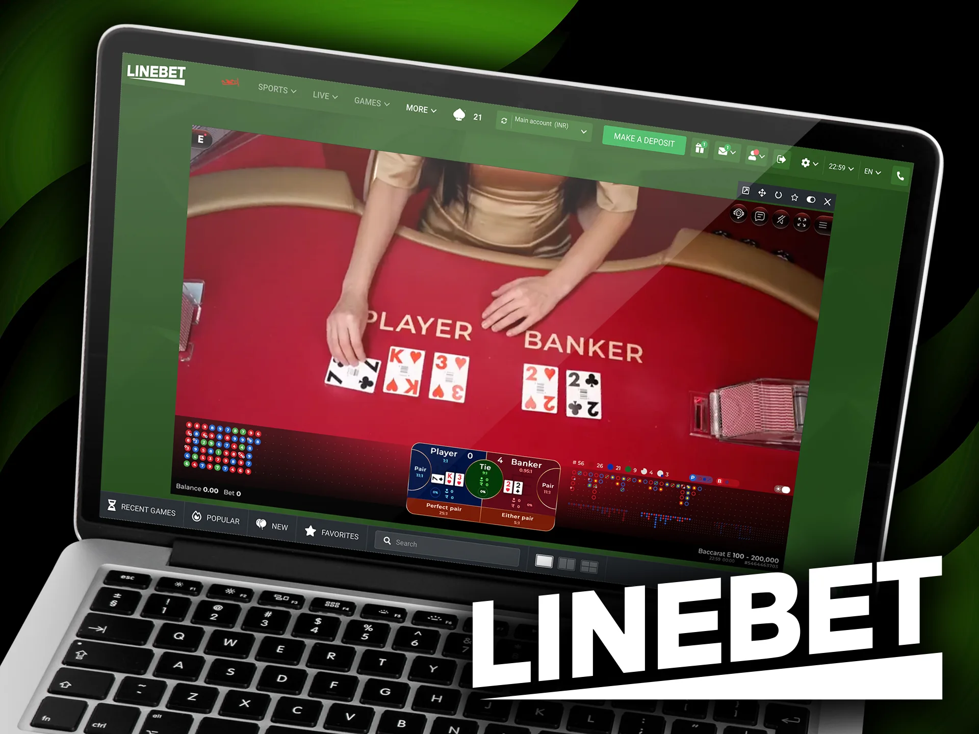 Try Your Luck with Mini Baccarat Games at Linebet.