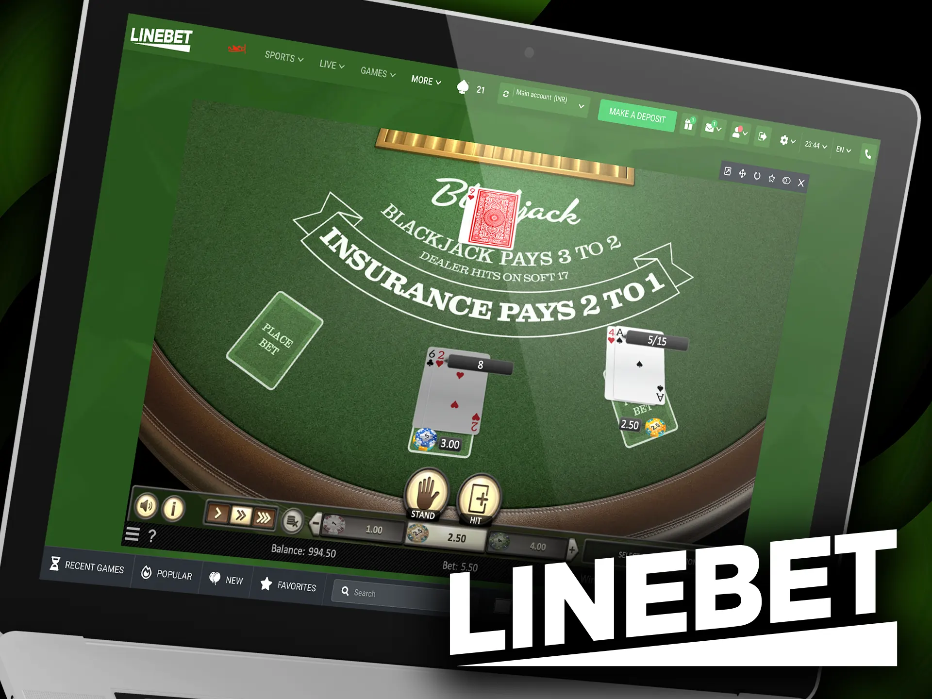 Discover the Excitement of American Blackjack at Linebet.