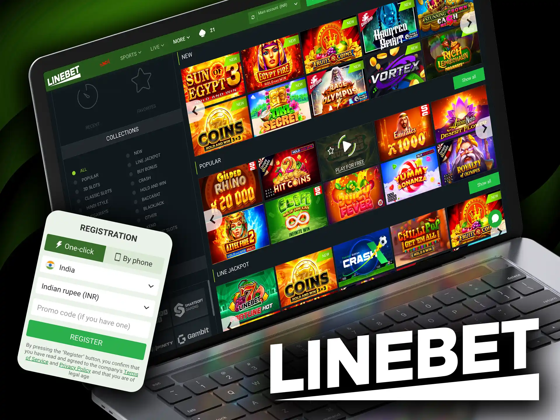 Your Guide to Start Playing Slots at Linebet in India.